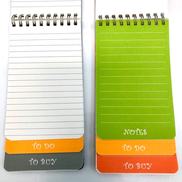 SKYHIGH Set of 5 Mini Journals + Note Pads Flocked Floral Butterflies Lined NEW! - Picture 13 of 14